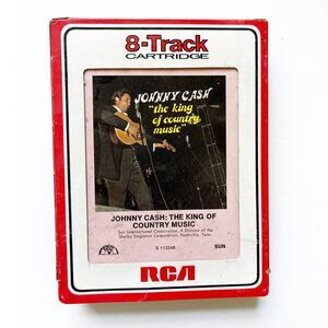 Johnny Cash: The King of Country Music 8 Track Tape Vintage 1972 S 113348